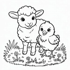 Gratis Malvorlagen Ostern & Frühlingsspaß