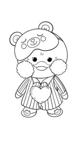 Nouveau 2025 coloriage Lalafanfan à imprimer