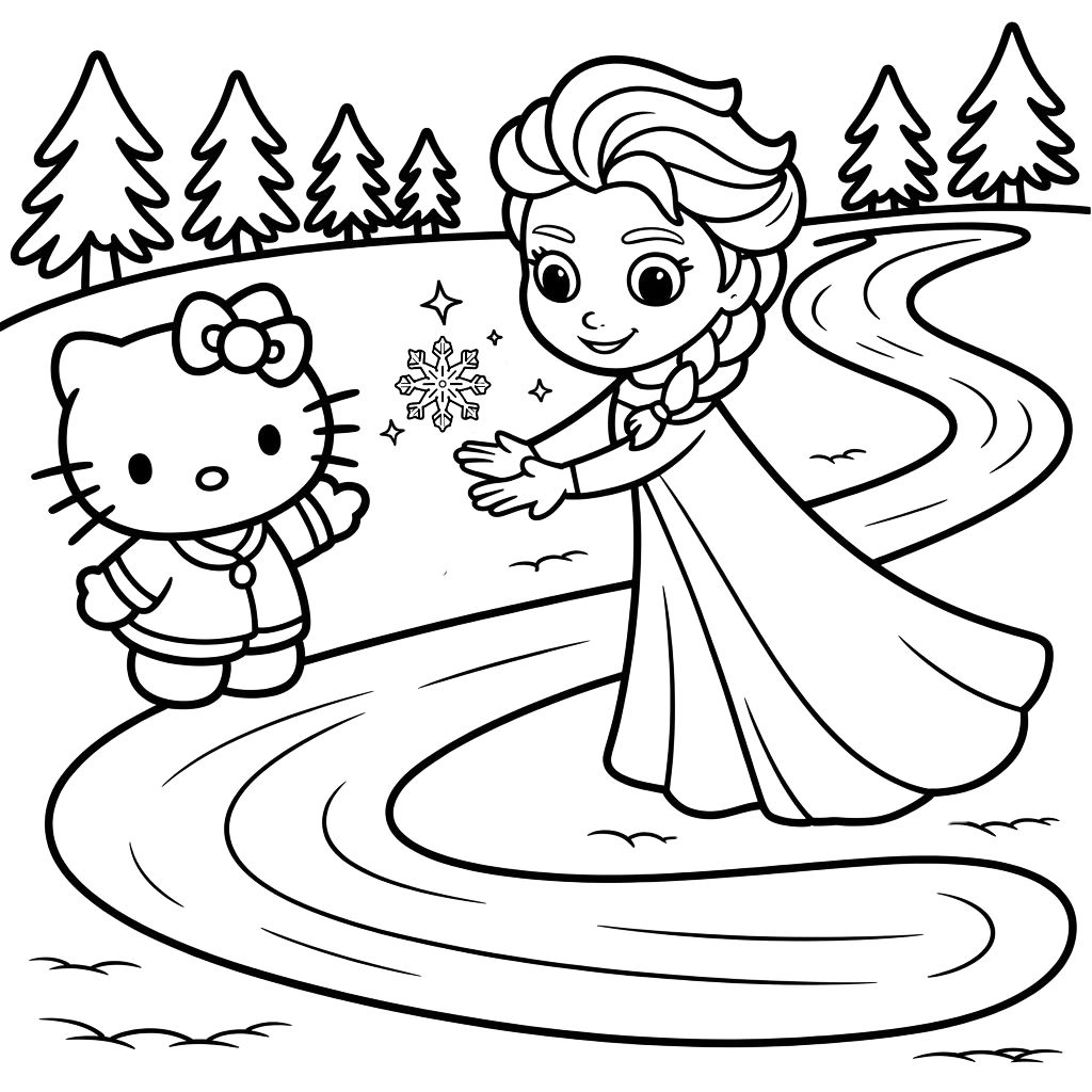 Happy Hello Kitty and Friends