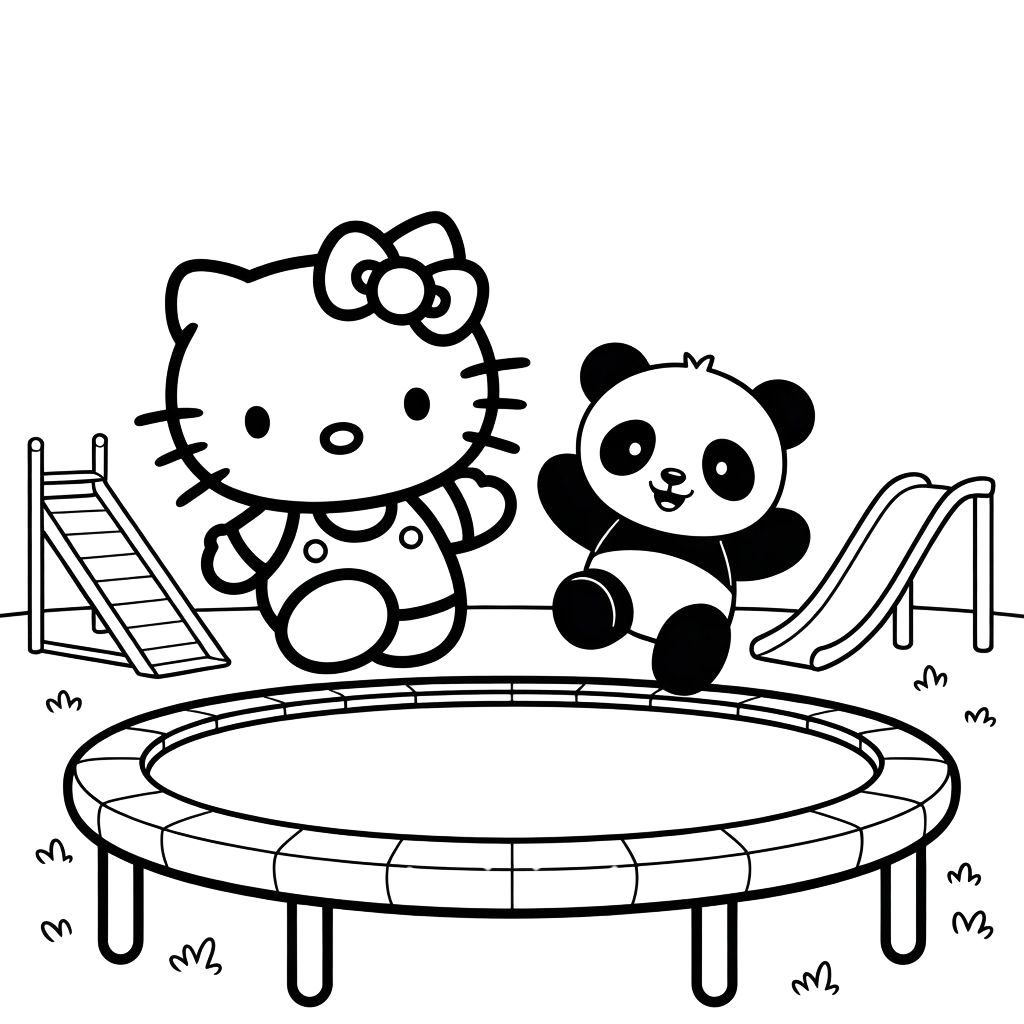 Hello Kitty & Friends Coloring Pages Ideas