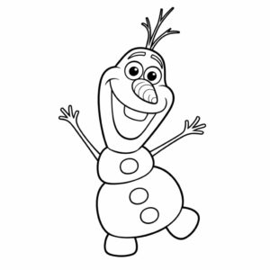 Images à colorier personnages Frozen prints gratuits