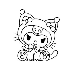 kuromi ausmalbilder zum ausdrucken