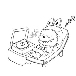 Labubu-kleurplaten-gratis-download