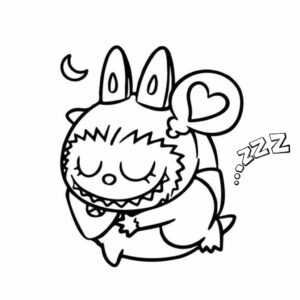 Labubu-kleurplaten-online