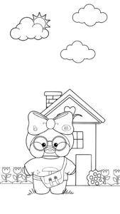 Coloriage Lalafanfan gratuit nouveau