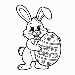 Ostern Ausmalbilder PDF für Kinder