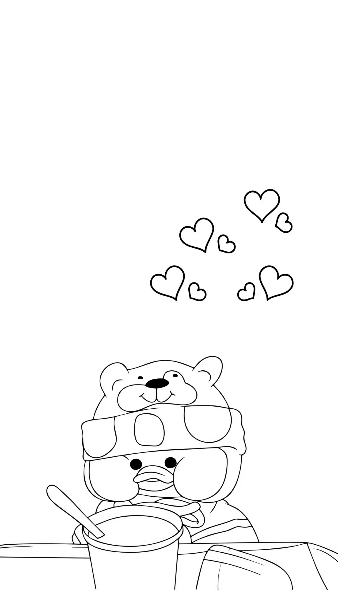 Paper duck da colore stampa 2025 gratis