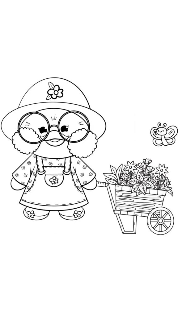 Scaricare paper duck da colore stampa gratuita