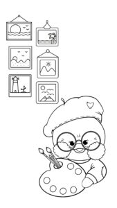 Coloriage Lalafanfan gratuit à imprimer 2025