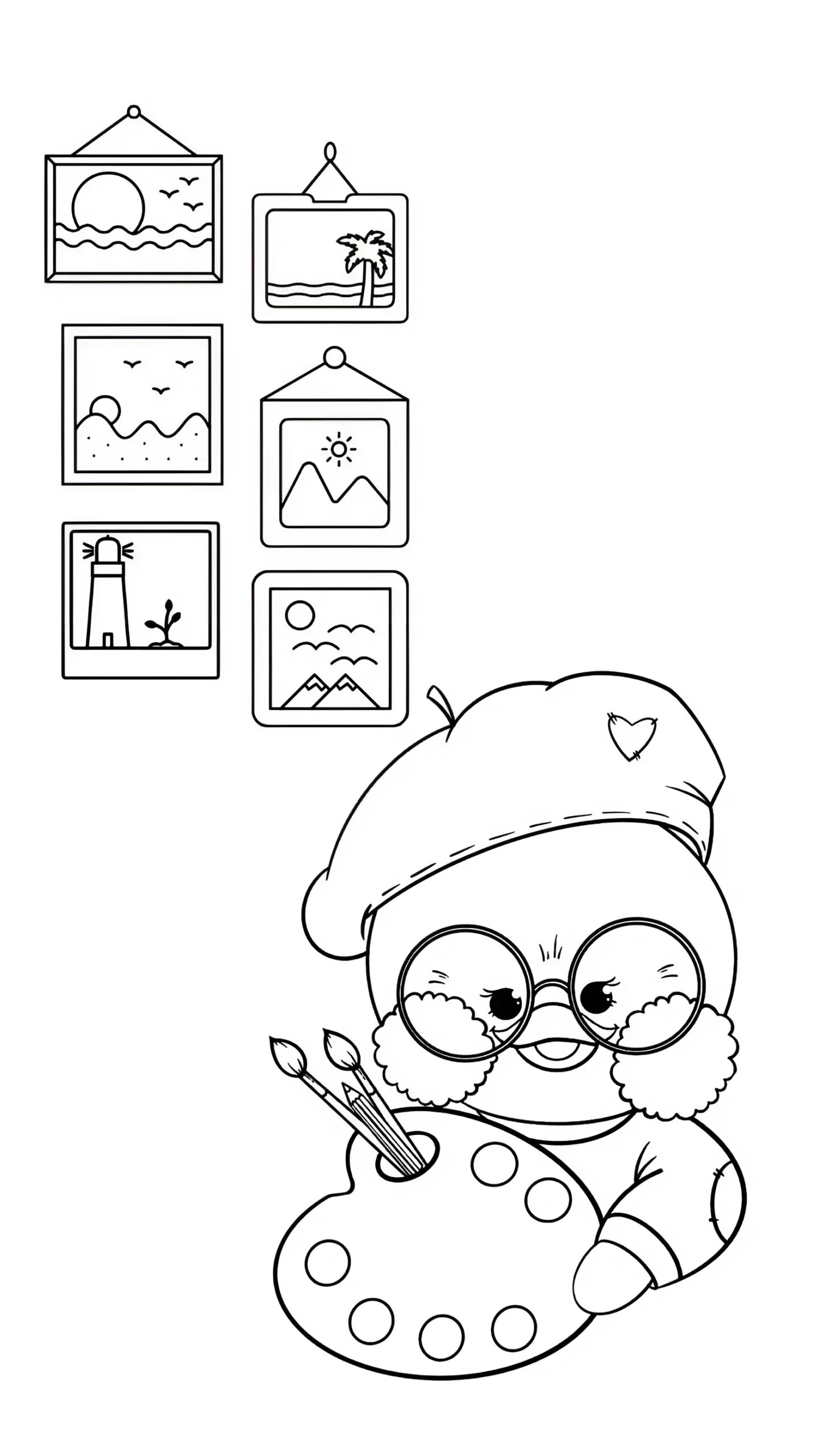 Paper duck da colore stampa gratuita 2025