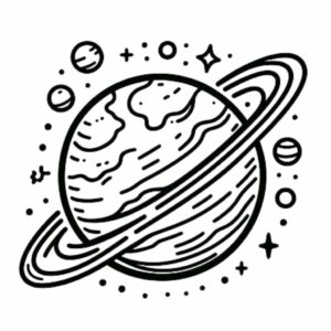 coloriage planètes
