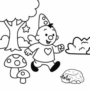 Printbare Bumba’s Droomwereld kleurplaat