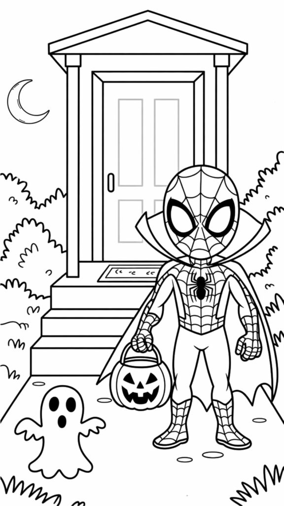 Spooky Halloween Coloring Book