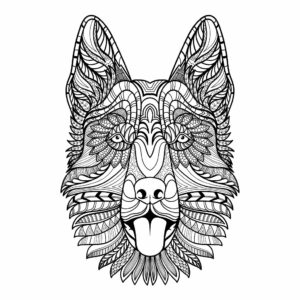 Tier Mandalas Ausmalbilder