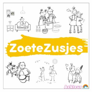 Zoete Zusjes kleurplaat