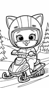 google ausmalbilder welpen mit kätzchen