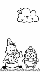 bumba circus kleurplaat