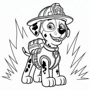 chase paw patrol kleurplaat