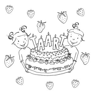 de zoete zusjes kleurplaat printen