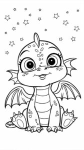 efteling draak kleurplaat