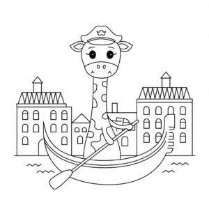 giraf kleurplaten nl