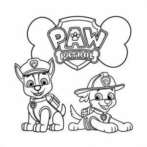 gratis kleurplaten paw patrol