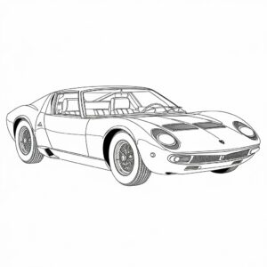 lamborghini coloriage à imprimer