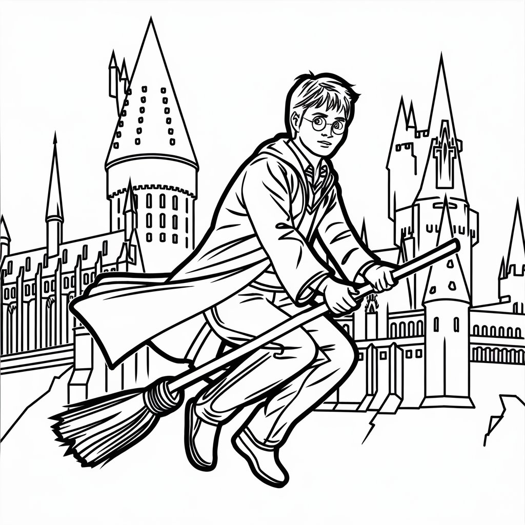 harry potter coloring pages printable