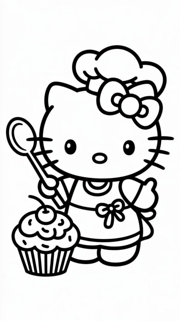 hello kitty tekening