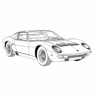 coloriage de lamborghini a imprimer gratuit