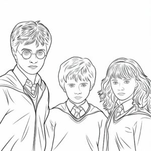 ausmalbild harry potter