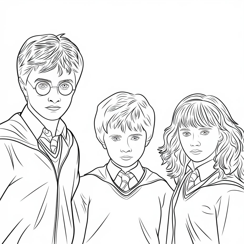 harry potter coloring pages to print