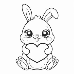 cuori da stampare e colorare