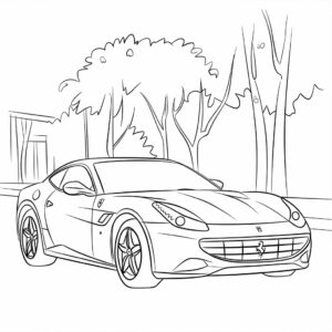coloriage lamborghini huracan