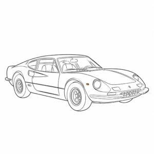 lamborghini coloriage