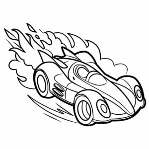 race car coloring pages