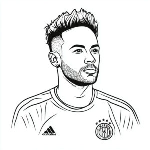 neymar-coloring-pages-easy-download