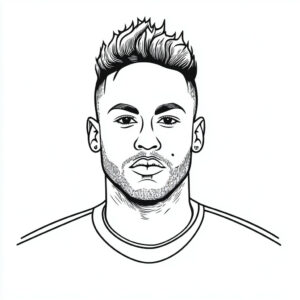 neymar-coloring-pages-child-friendly
