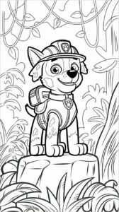 rocky paw patrol coloring pages