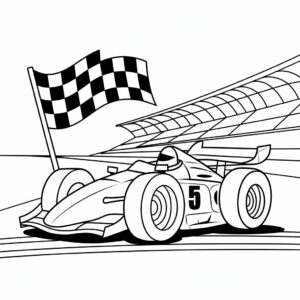 color page race car