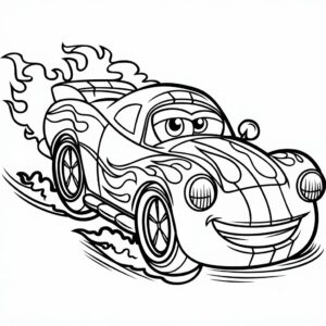 coloring pages for race cars
