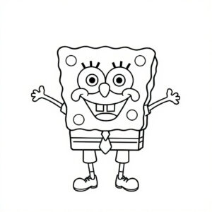 desenho do bob esponja para colorir