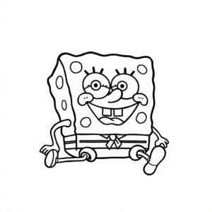 bob esponja desenho para colorir