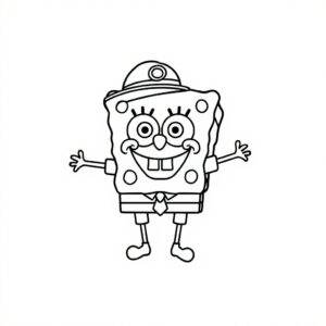 desenho bob esponja para colorir