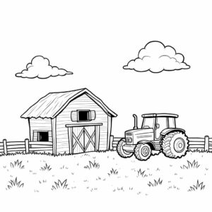 kleurplaat van trekkers