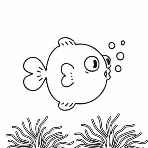 coloriage a imprimer de poisson
