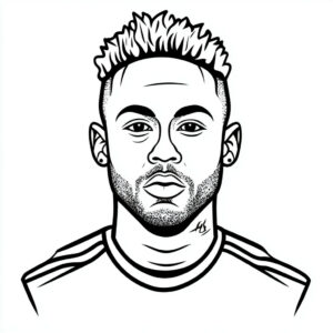 neymar-coloring-pages-digital-download