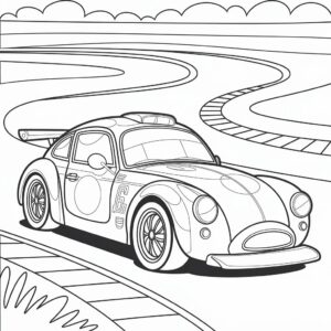 printable coloring pages race cars