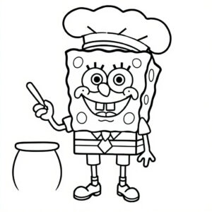 desenhos bob esponja para colorir