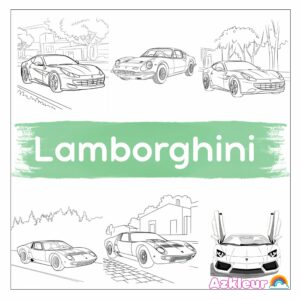 Lamborghini Kleurplaat
